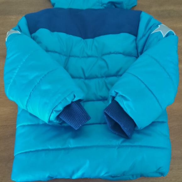 DISNEY store Boys/kids blue Mickey mouse hood/long sleeve down Jacket size 4 EUC - Picture 10 of 12